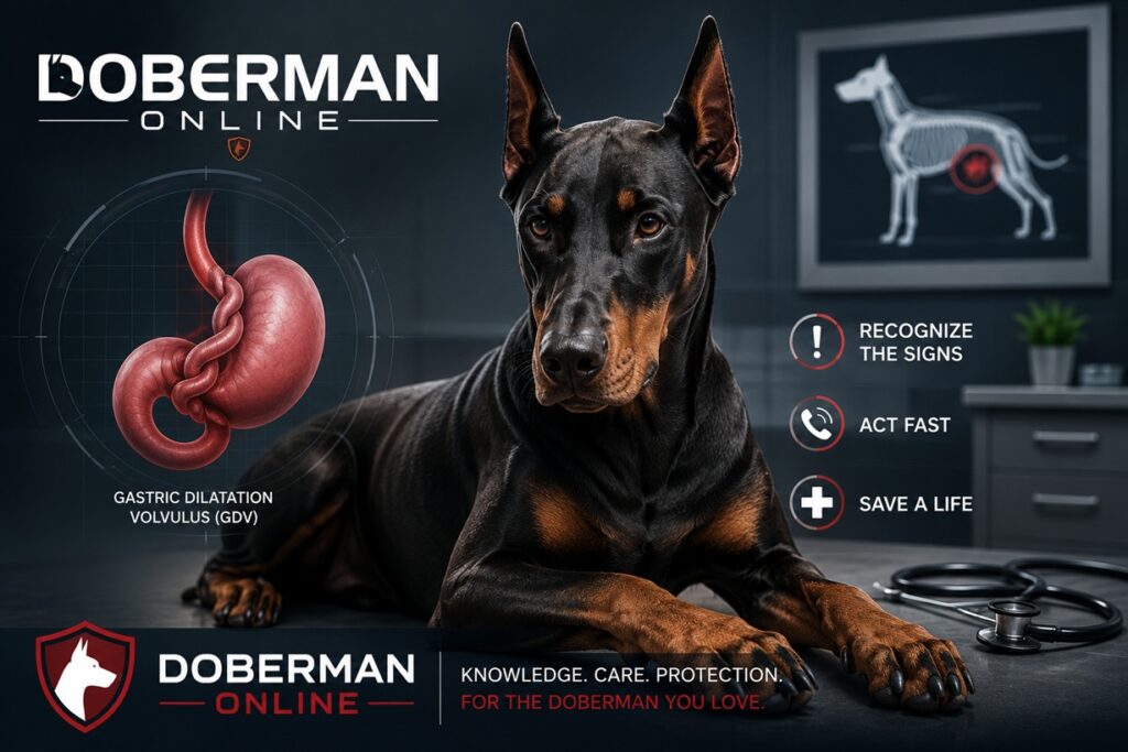 Doberman Bloat (GDV): Symptoms, Emergency Treatment, and Prevention Guide