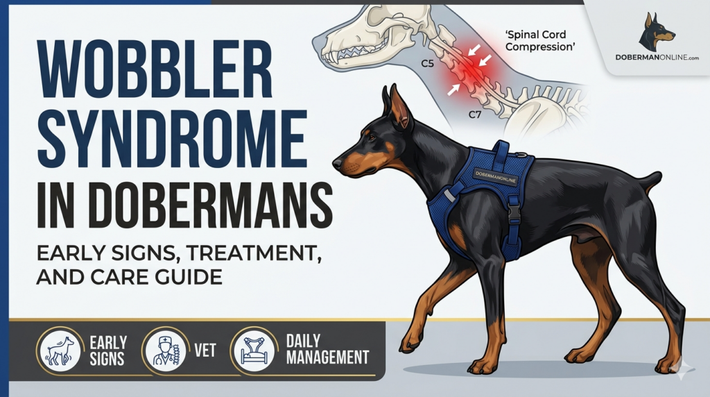 Wobbler Syndrome in Dobermans: Early Signs, Treatment, and Daily Management Guide
