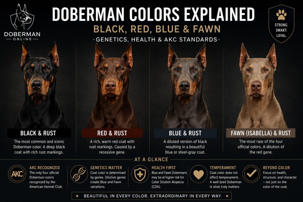 Doberman Colors Explained