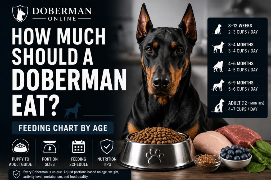 How Much Should a Doberman Eat? Feeding Chart by Age