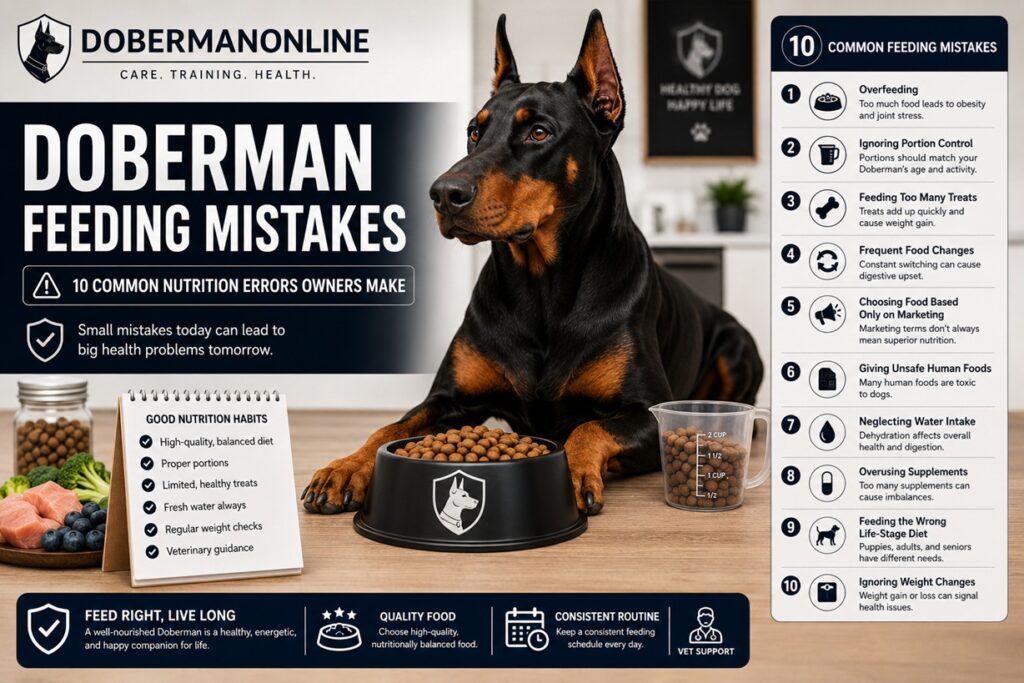 Doberman Feeding Mistakes