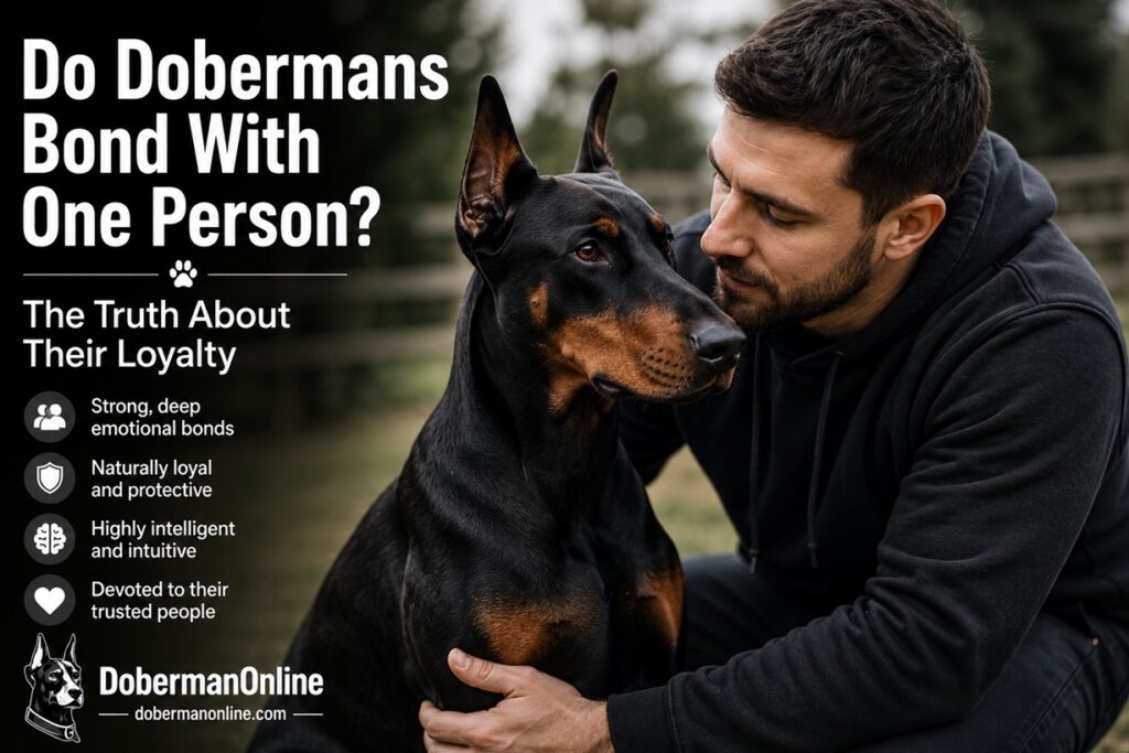 Do Dobermans Bond With One Person? The Truth About Their Loyalty (2026 Guide)