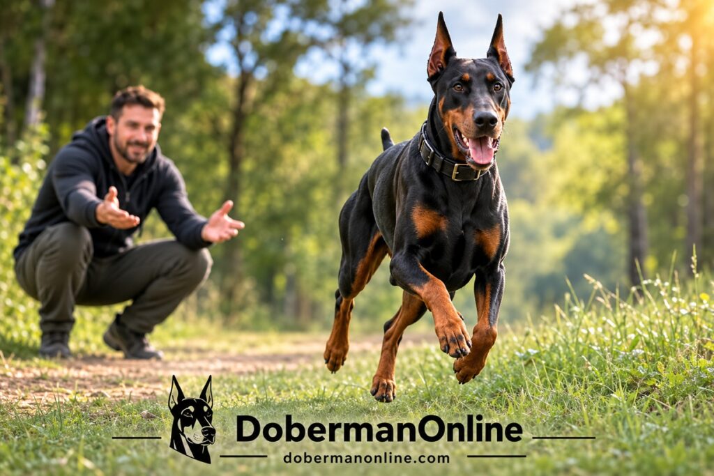 Can Dobermans Be Left Off Leash?