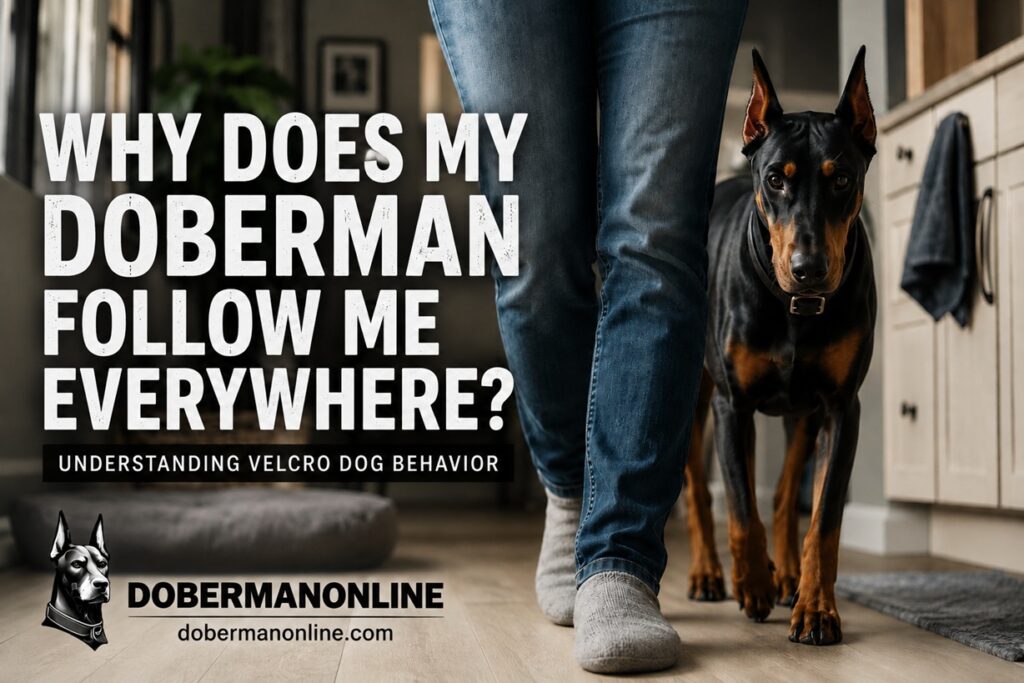 Why Does My Doberman Follow Me Everywhere?